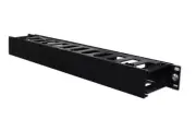 1U Horizontal Rack Mount Plastic Cable Management For Servers Data Racks Cabinet