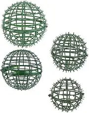 GOOHOCHY 4pcs Grass Ball Ornament Rack Plant Support for Flower Arranging for Weddings Home Decor and Garden Easy Assembly Elegant Design