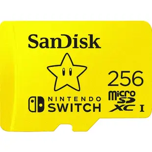 SanDisk Extreme microSD for Nintendo Switch MICROSDXC 記憶卡 256GB SDSQXAO-256G-GN6ZG 香港行貨