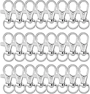 [AUGSUN] Metal Swivel Clasps Lanyard Snap Hook - 120pcs Lobster Claw Clasp for Keychain Crafts