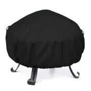 Fire Pit Cover 38 Inch Round Fire Bowl Cover Heavy Duty Waterproof Outdoor Fi...