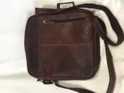 Jack Georges Voyager Collection Full Size Crossbody 7206 brown