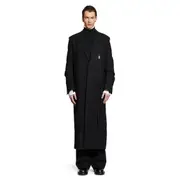 [ANN DEMEULEMEESTER] BRUSHED WOOL Black