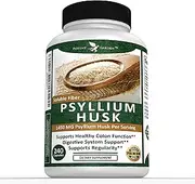 Potent Garden Psyllium Husk Capsules All Natural & Powerful Soluble Dietary Fiber Supplement Helps Support Regularity & Digestion, 240 Caps