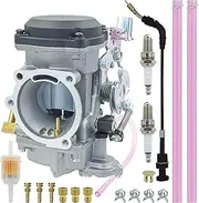 CV40 Carburetor Replaces for Harley-Davidson CV40 Road King Super Glide 27421-99 27465-04 27490-04 Fits for Sportster XLH1200 XLH883 Dyna & FXR Touring Heritage Softail Low Rider Models