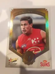 2020 Select Prestige AFL Brownlow Vote Getter David Swallow Gold Coast Suns #17