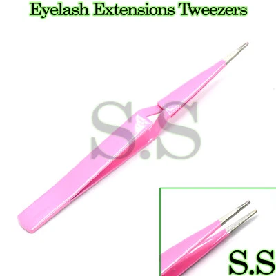 Pink X Type Tweezers X-Type for Eyelash Extensions