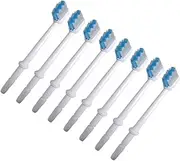 SECFOU Toothbrush Heads Replacement 8pcs Brush Heads for Water Toothpick Plaque Remover