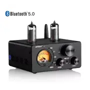 Bluetooth 5.0 Vacuum Tube Amplifier Stereo Receiver HiFi Home Audio Digital Amp