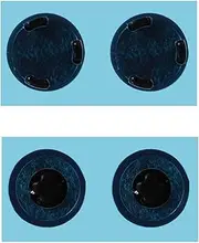 4-Pack Laptop Case Bottom Rubber Feet Pads for Microsoft Surface Laptop 3/4/5, Diameter 0.35in, Black