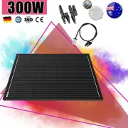 300W Fixed Solar Panel Kit 12V 300 Watt Mono Caravan Camping Battery Charging AU