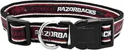 College Arkansas Razorbacks Dog Collar, Large