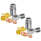 Bike Disc Brake Cable End Connector Kits for HOPE with Assembly Diagram
