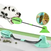 1x Interactive Rubber Pet Molar Bite Floor Suction Cup Dog Balls Puppy Chew Toy