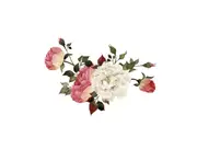 Self Adhesive Flower Branch Bird Removable Wall Sticker Background Decal Decor-2