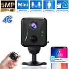 4G SIM Card 5MP Mini WiFi Camera IP CCTV Home Security Camera Built-in Battery