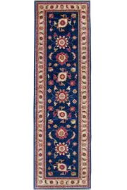 Tolidi Hand Knotted Wool Hallway Runner 295x81cm by Cyrus Rugs