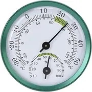 Mini Temperature Humidity Meter, Wall Hanging Temperature Humidity Tester, with Thin Transparent Dial, Easy to Read Scale, Measure The Temperature and Humidity Twice, Pay Attention to Four Seasons