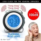 Twin Bell Alarm Clock Loud Bedside Desk Digital Alarm Clock Time Date Display