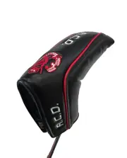 New PRG Royal County Down Golf Club Black/Red Leather Putter Headcover