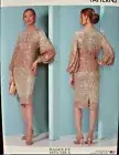 Vogue BADGLEY MISCHKA Designer Holiday Dress Evening Dress Sewing Pattern V1841