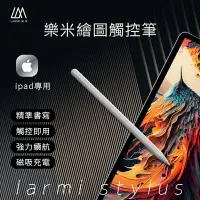 在飛比找樂天市場購物網優惠-樂米 LARMI ipad 觸控筆 蘋果觸控筆 手寫觸控兩用