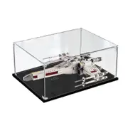 Acrylic Display Case for LEGO 75301 Star Wars Luke Skywalker’s X-Wing Fighter Figure Storage Box Dust Proof Glue Free