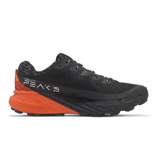 【MERRELL】越野跑鞋 Agility Peak 5 男鞋 黑 紫 橘 回彈 抓地 越野 運動鞋(ML068235)