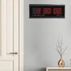 Digital Wall Clock Modern Large Screen Alarm Clock for Classroom Home Office