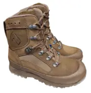 NEW Haix British Army Issue Brown Leather Suede Combat Tactical Boots 4M UK