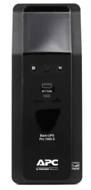 APC BR1000MS Back UPS PRO BR 1000VA, SineWave, 10 Outlets, 2 USB Charging Ports,