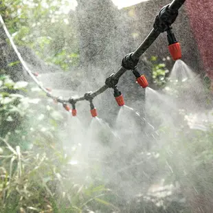 自動霧化除塵降溫噴頭噴霧器澆花澆水園藝工地圍擋環評微噴淋系統