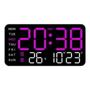 Table/Wall Mounted LED Wall Clock Temperature Date Week Display Alarm Clock