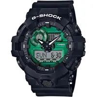 在飛比找momo購物網優惠-【CASIO 卡西歐】G-SHOCK 午夜綠時尚計時手錶(G