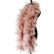 2 Meters Turkey Feather Boa Big Fluffy Feathers Scarf Cosplay Costume Plume Boas