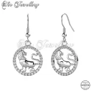 Circlet Hook Leo Earrings