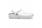 Crocs Classic Lined Clogs - White/Grey