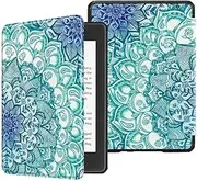 T Tersely Slimshell Case Cover for 7" All-New Kindle Paperwhite 12th 2024 or Kindle Paperwhite Signature Edition 2024, Smart Shell Cover with Auto Sleep/Wake - Emerald Green