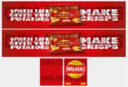 Code 3 Adhesive Vinyl Trailer Decal - Walkers Crisps - 1/50 1/76 1/148 1/87 1/64