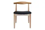 SK Designer Living | Replica Hans Wegner Elbow Chair CH20 | Natural & Black