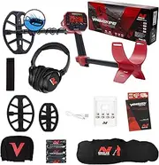 [Minelab] Vanquish 540 Pro Pack Metal Detector, Multi-IQ Technology, 2 Waterproof Coils, Carry Bag