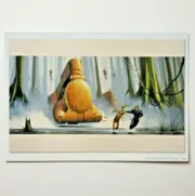 Star Wars Phantom Menace Concept Art Postcard Battle Droid Gungan Jar Jar Binks