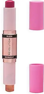 Revolution Blush & Highlight Stick, Champagne Shine