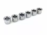 AP-0189-010 (6) Chrome Smooth Vintage Style String/Body Ferrules for Telecaster