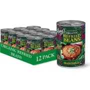 Amy's Organic Vegetarian Refried Beans Traditional 15.4oz (Pack of 12)Exp 6/2025