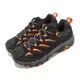 Merrell 登山鞋 Moab 3 GTX 男鞋 黑 橘 防水 越野 戶外 郊山 低筒 反光 ML037025