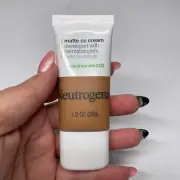 Neutrogena Matte CC Cream 1 oz Clear Coverage Flawless Amber 8.0 Color Correct