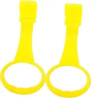 SECFOU 1 Pair Portable Pull Rings Bed Stand Up Rings for Crib Lightweight Easy to Use Safe Material Walking Assistant for Confidence Building