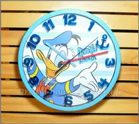 在飛比找樂天市場購物網優惠-日本正版 Disney 迪士尼 唐老鴨 掛鐘/時鐘《 靜音無