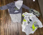 Preemie Boy’s Gerber Take Me Home & Onesies Set, 6 pieces